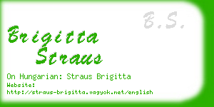 brigitta straus business card